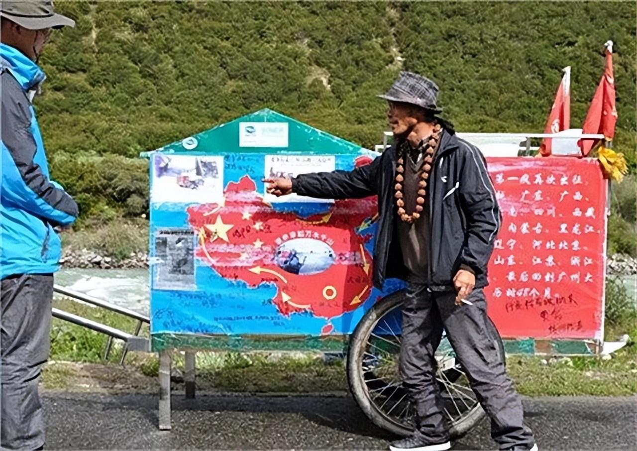 回顾浙江男子痴迷穷游35年徒步拉车30万公里59岁走到黑河人没了