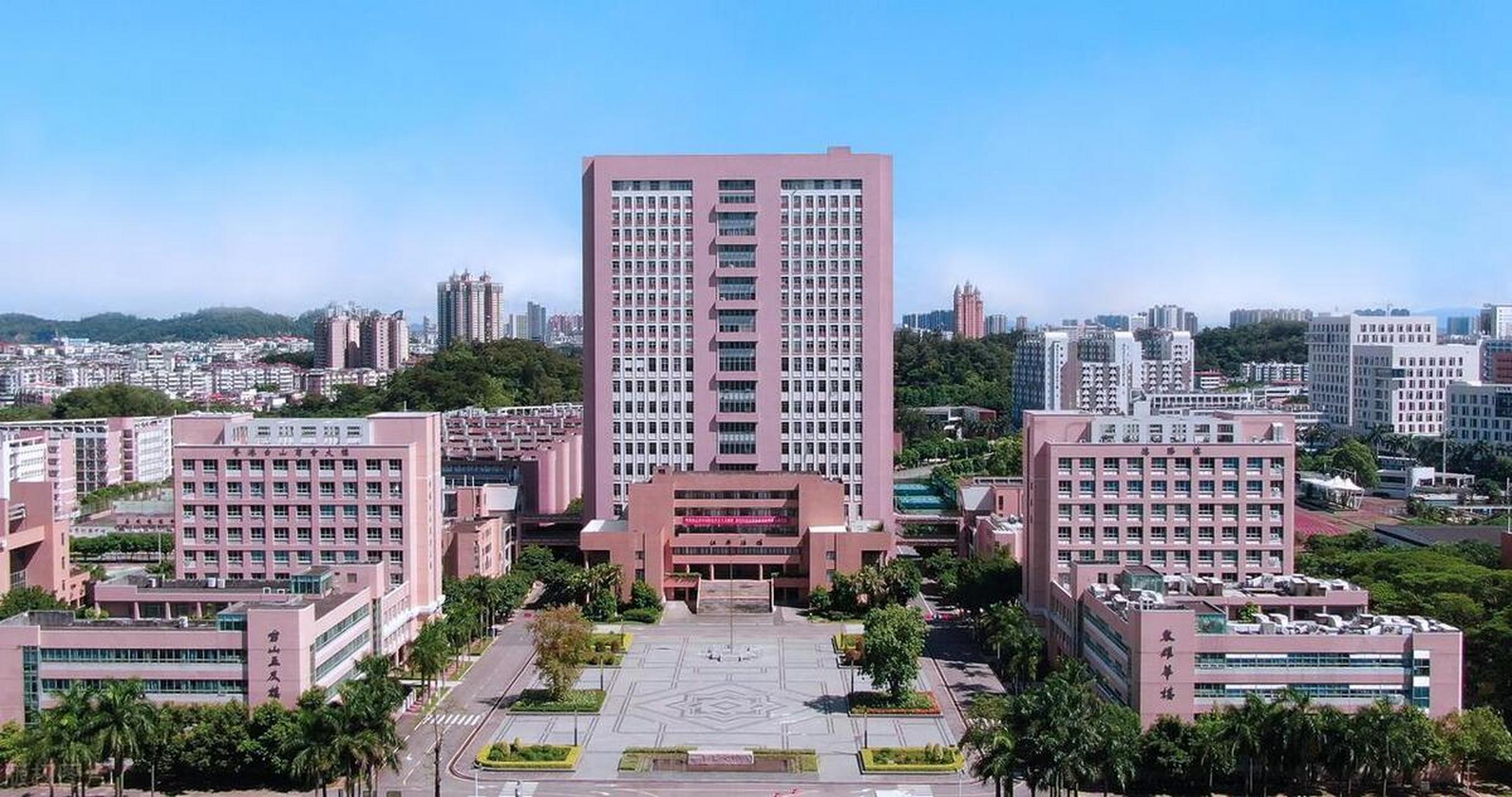 五邑大学全景图片