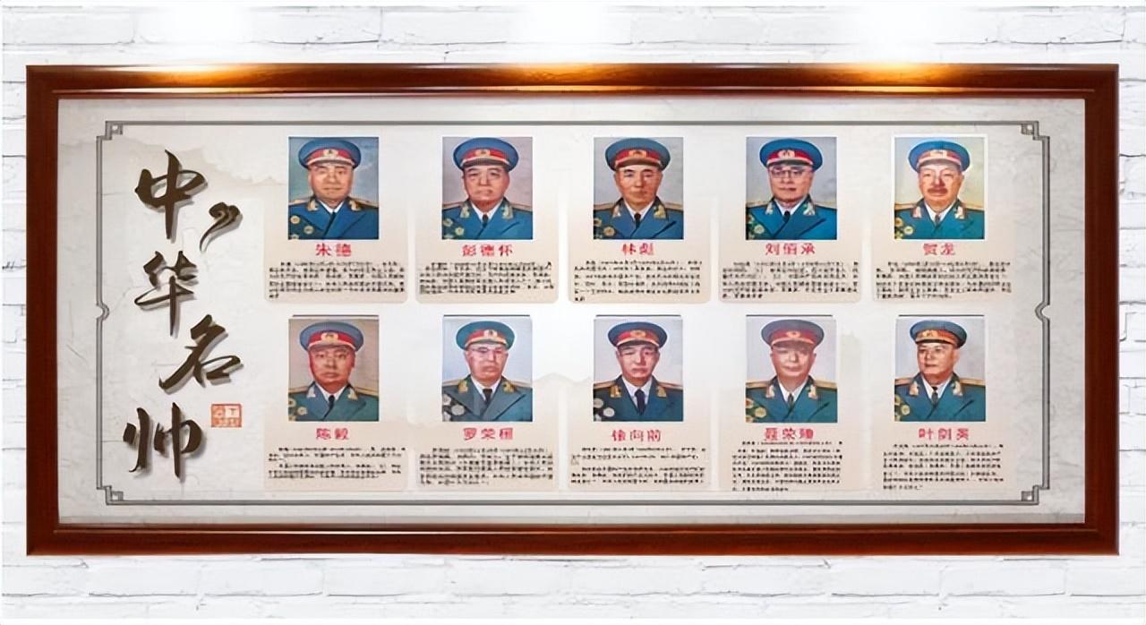 十大元帅,职务与功绩