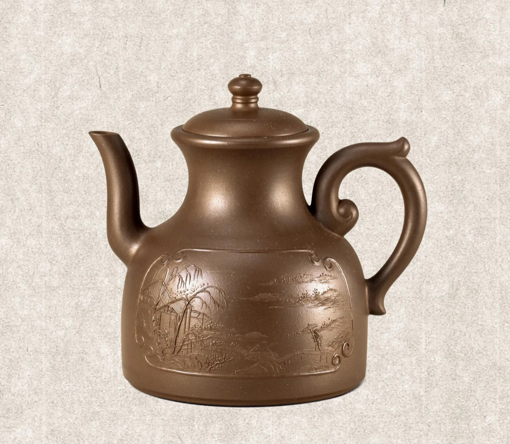 紫砂泥绘——以笔为工具,以紫砂泥料为"墨水"