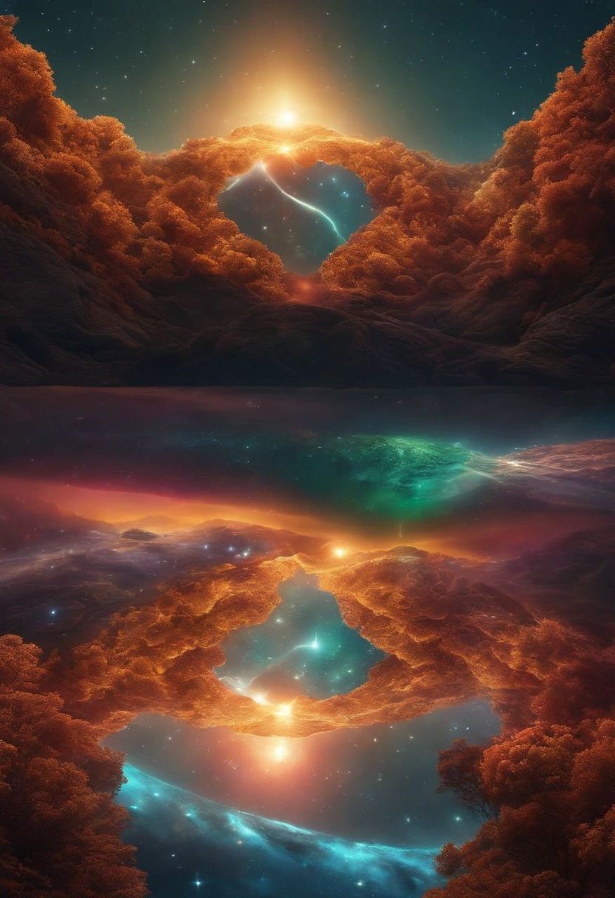 在浩瀚无垠的宇宙中,銀河如同一幅绵延不绝的画卷,静静地铺展在天际.