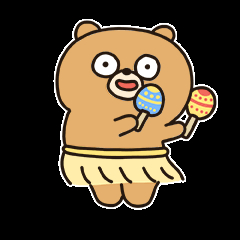 敷衍熊表情包夏日篇