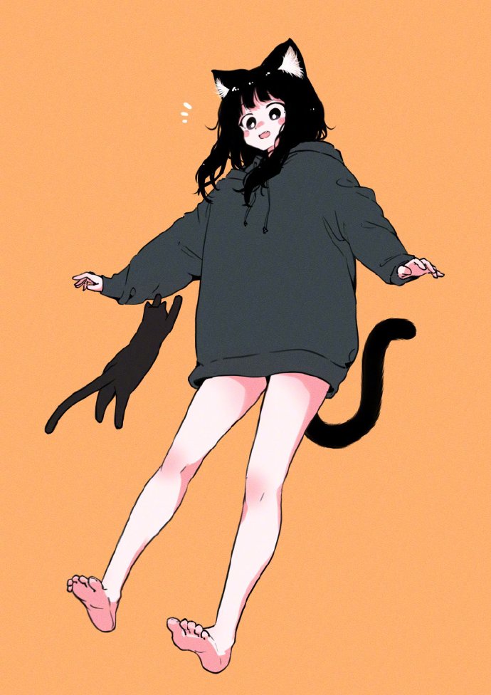 二次元美图   可爱的猫猫少女