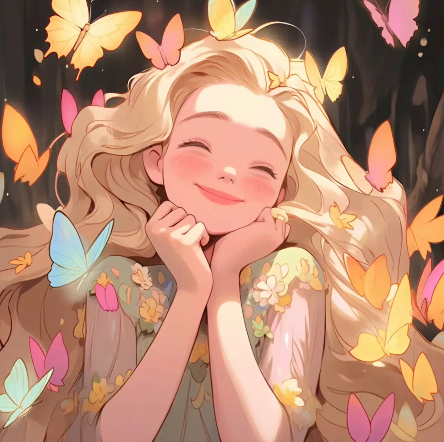 好运头像8215好运接踵而至的绝美动漫公主头像