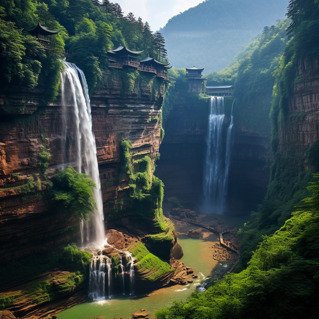 "贵州云台山之美:一览仙境般的自然奇观"