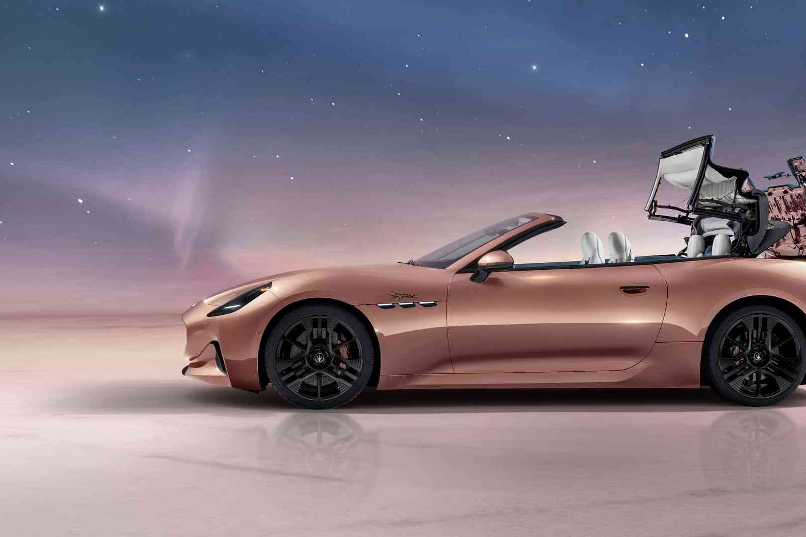 玛莎拉蒂全新电动敞篷轿车grancabriofolgore震撼上市!