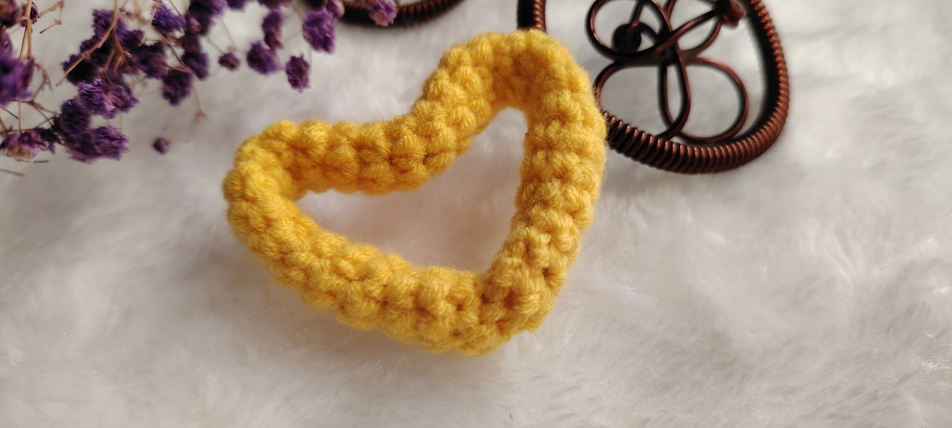 钩织小爱心-新手小白治愈系