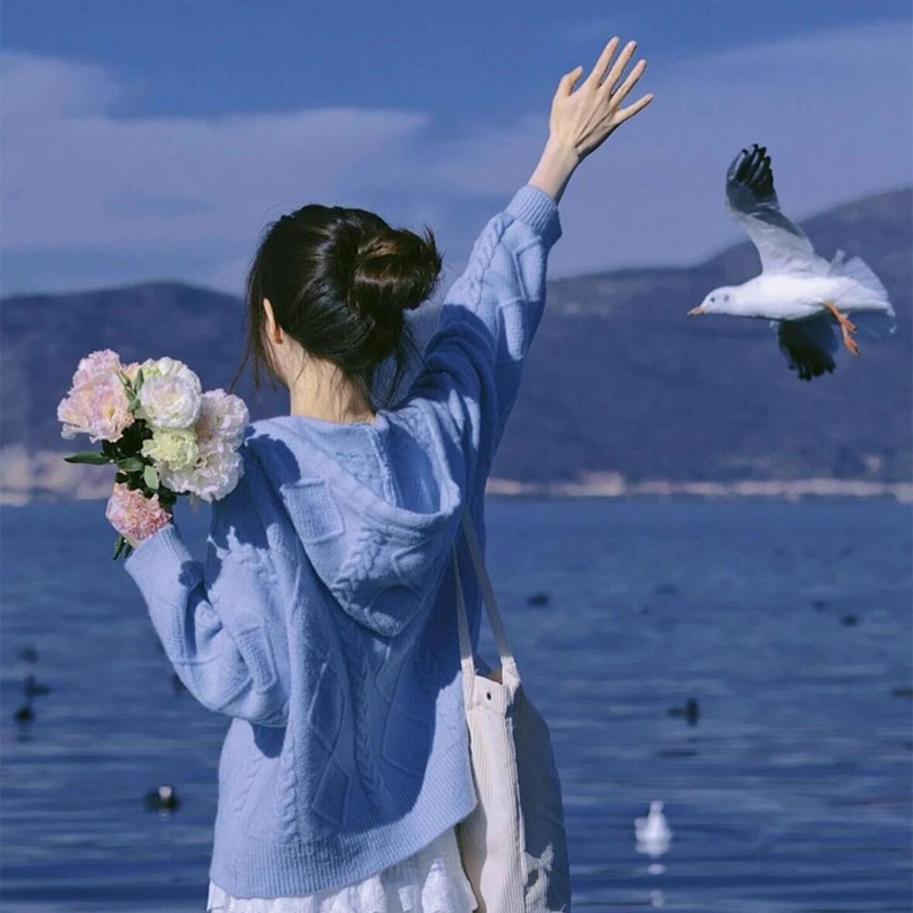 有空一起去海边,海边背景头像#背景图# #壁纸