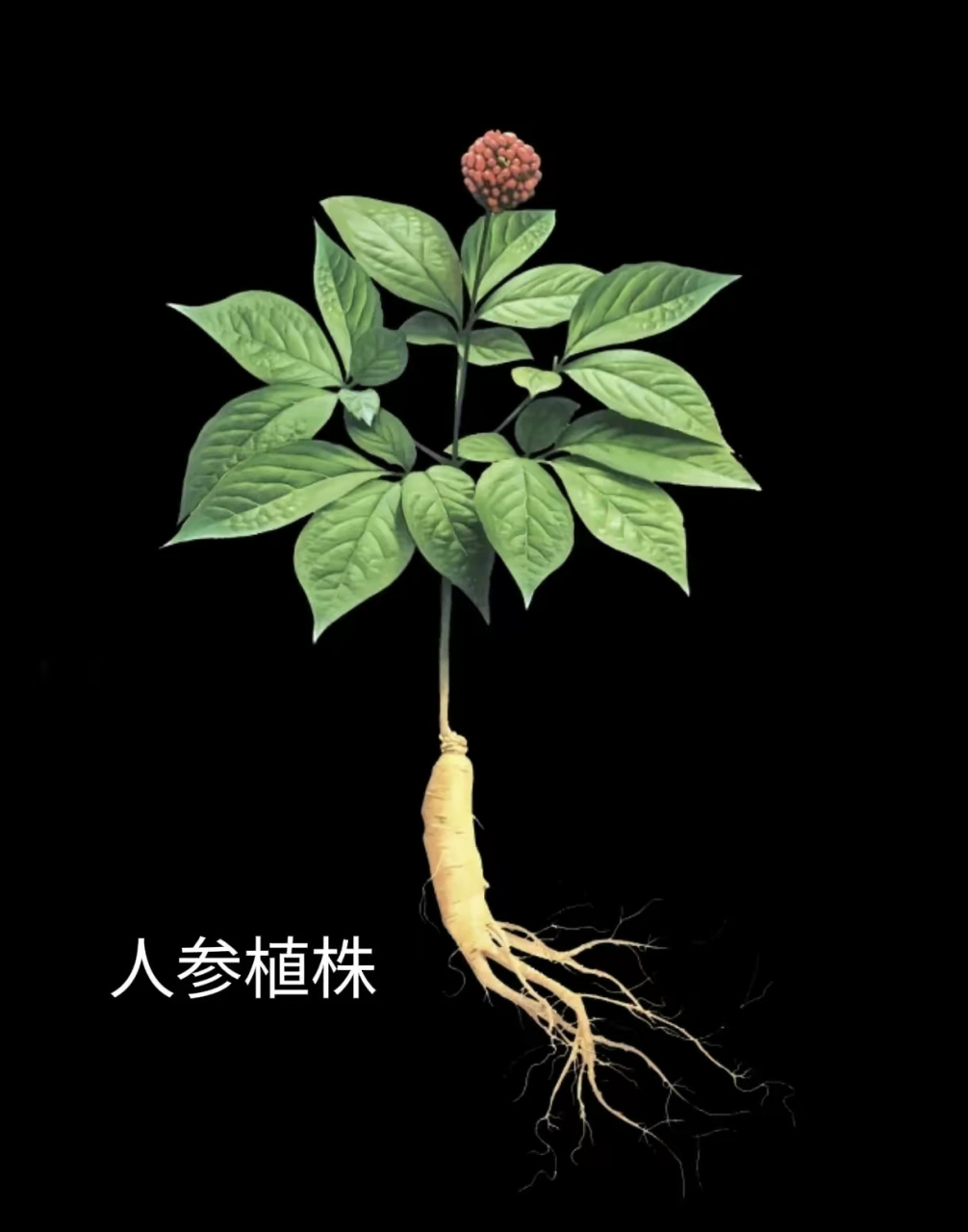 我在扫马路,扫着不认识的就摆渡——人参 别名:棒棰,神草,人衔 【植物