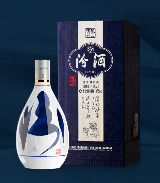 青花韵清香型白酒42度图片