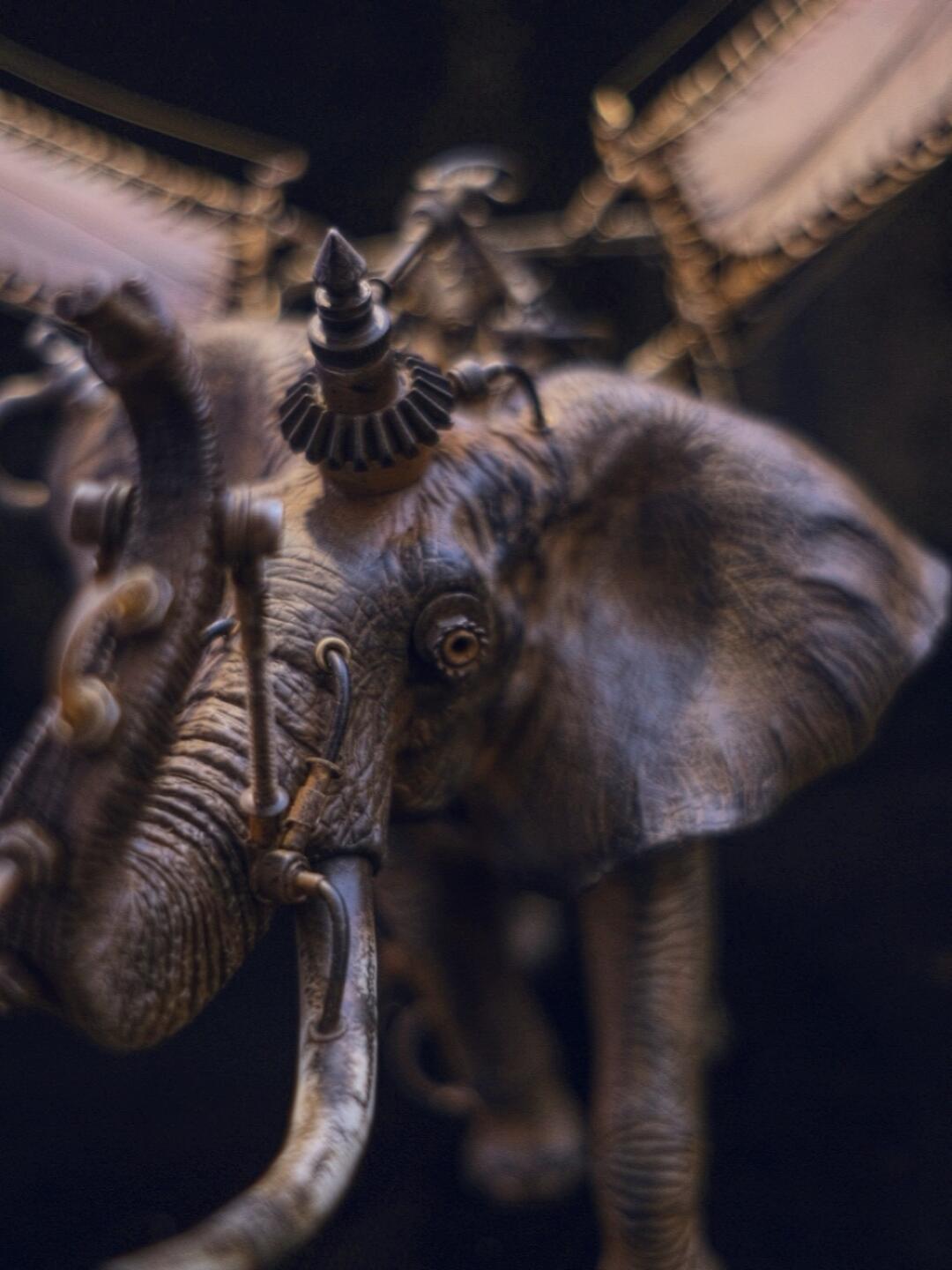 "废土世界"动物系列之《飞象》 长宽高