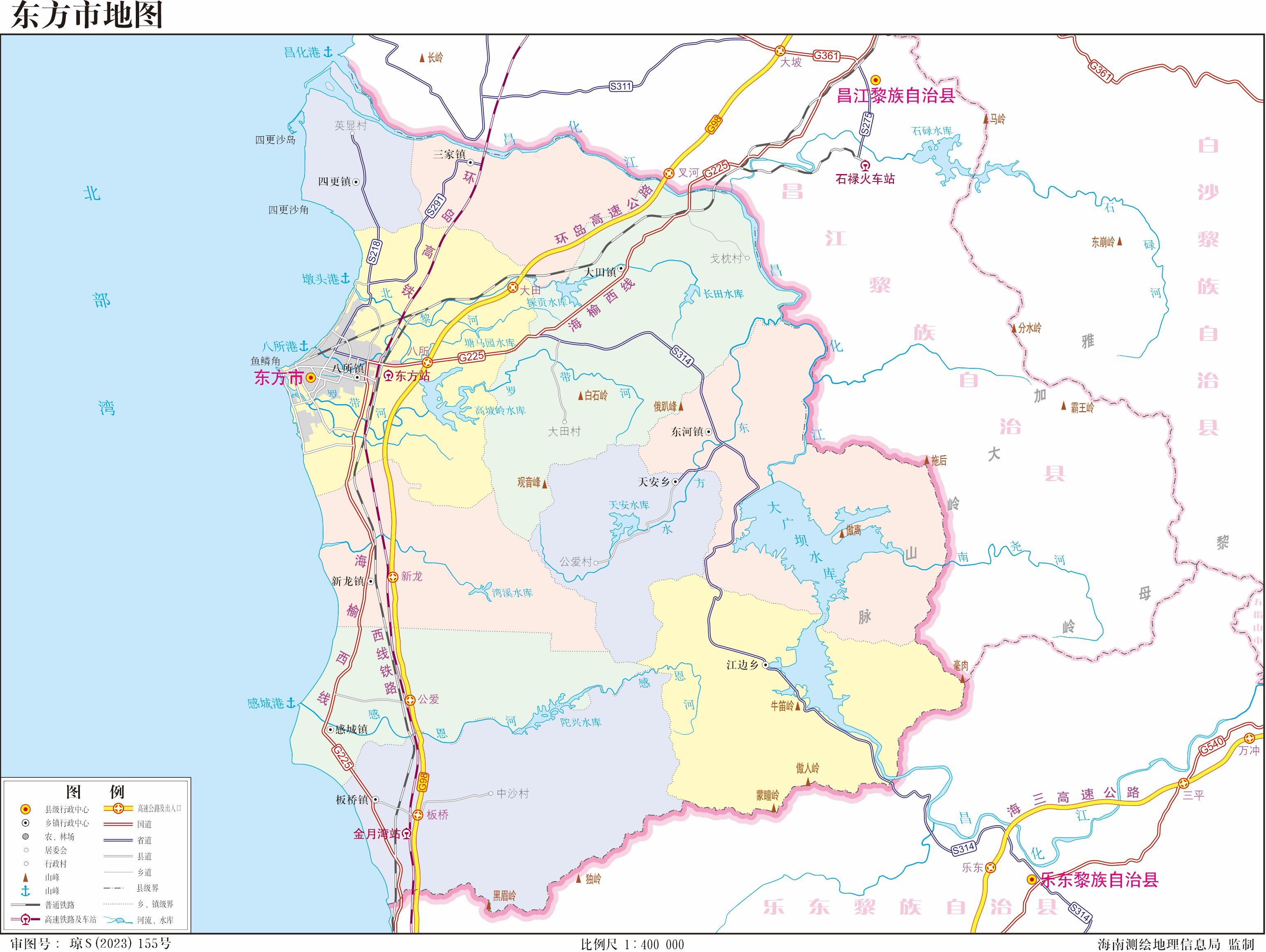 市地图全图高清版海南省东方市海南东方市八所镇地图八所镇地图东方市