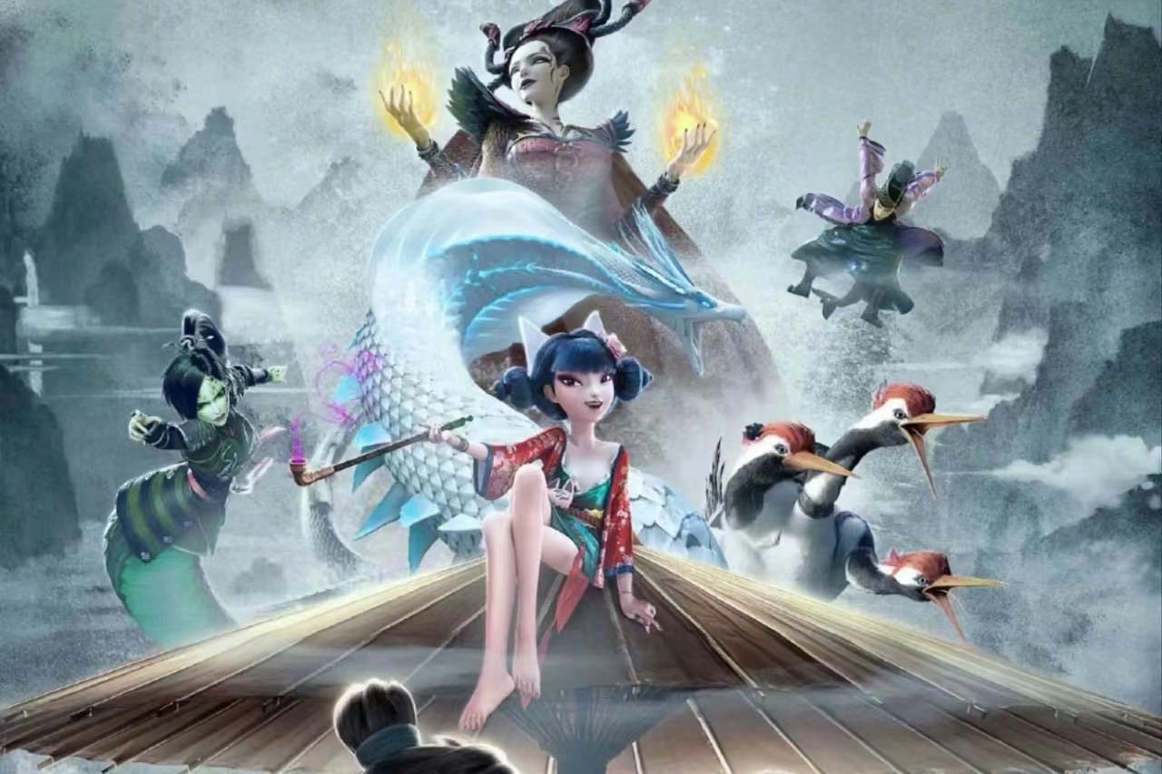 《白蛇:缘起》是追光动画与华纳兄弟联合制作的动画电影,以《白蛇传》