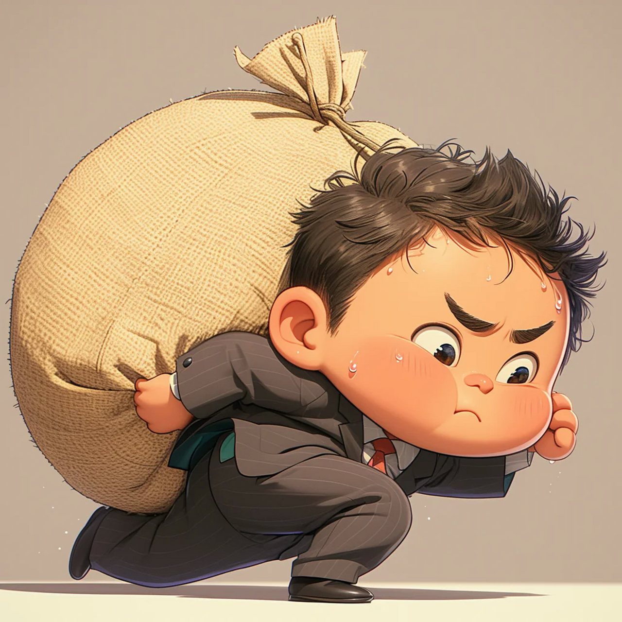 努力搬砖的打工人头像#头像