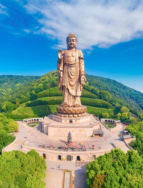灵山大佛:禅意深邃,佛光普照慈悲守护