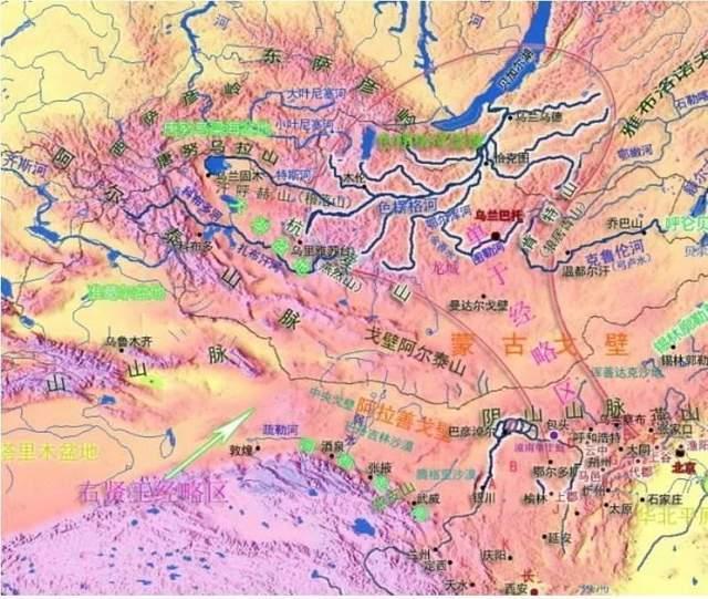 科尔沁草原地图图片