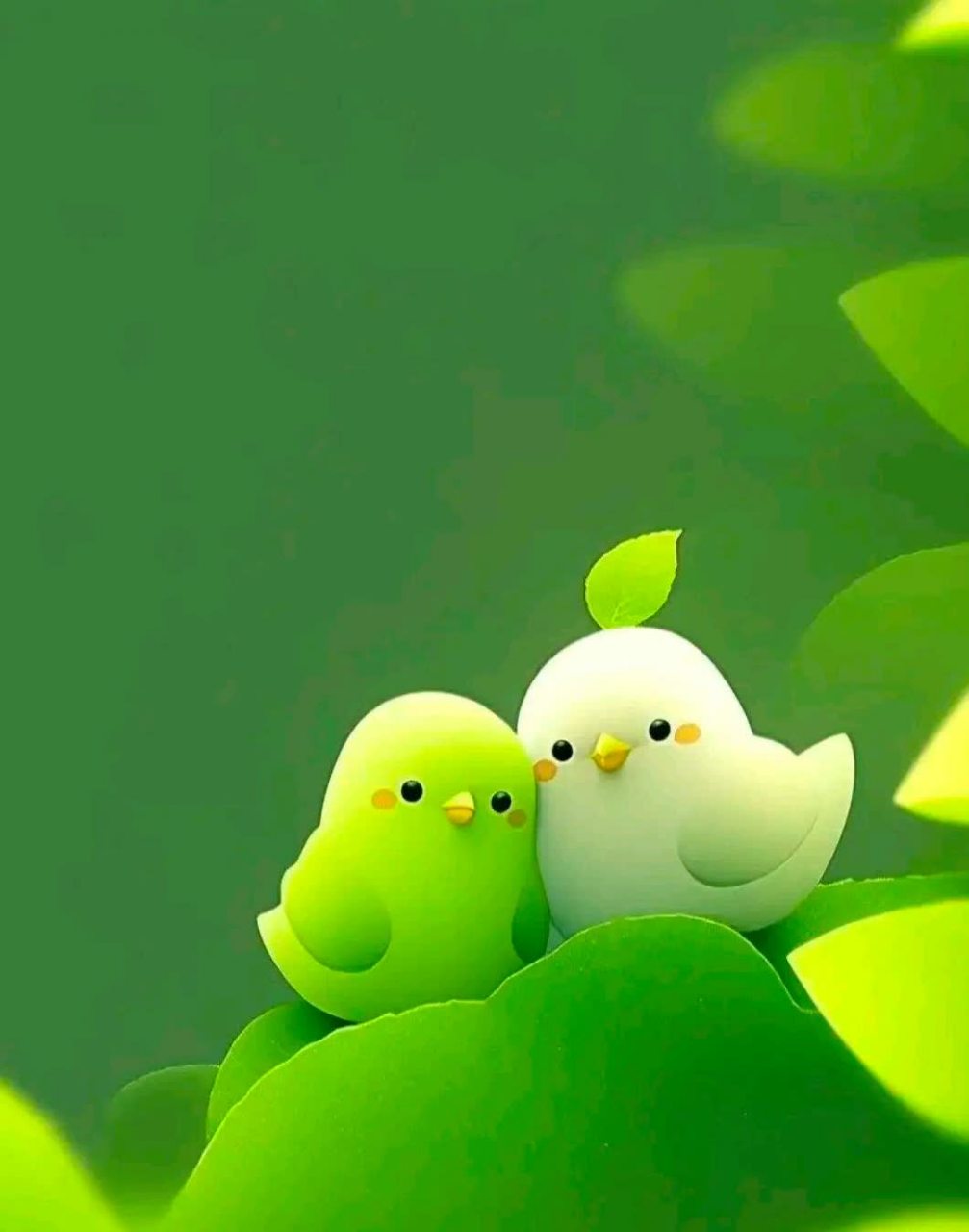 这款护眼壁纸不仅能让你的眼睛得到舒缓,还会让你感受到满满的可爱