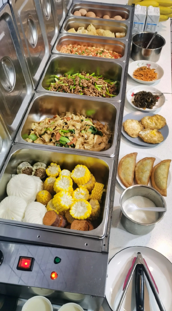 单位食堂的早餐,你们觉得怎么样