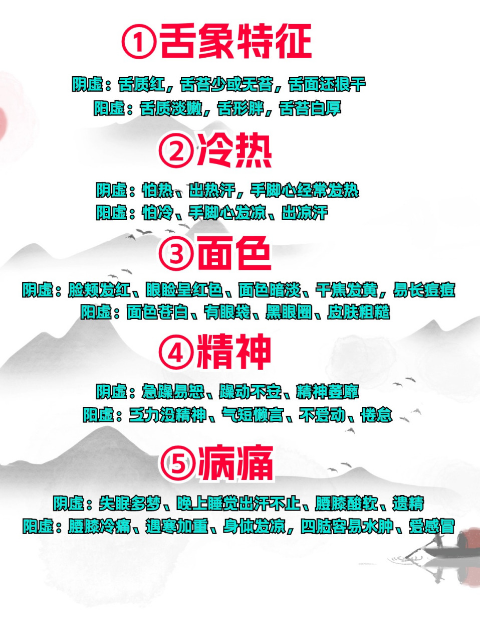 阴虚,阳虚傻傻分不清?中医告诉你简单区分方法!