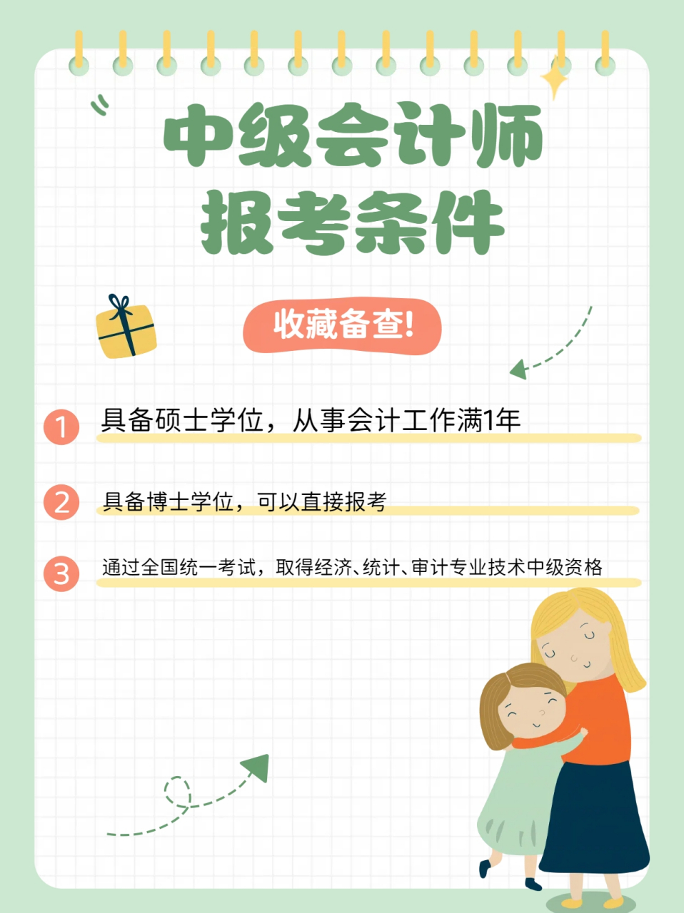 中级会计师报考条件