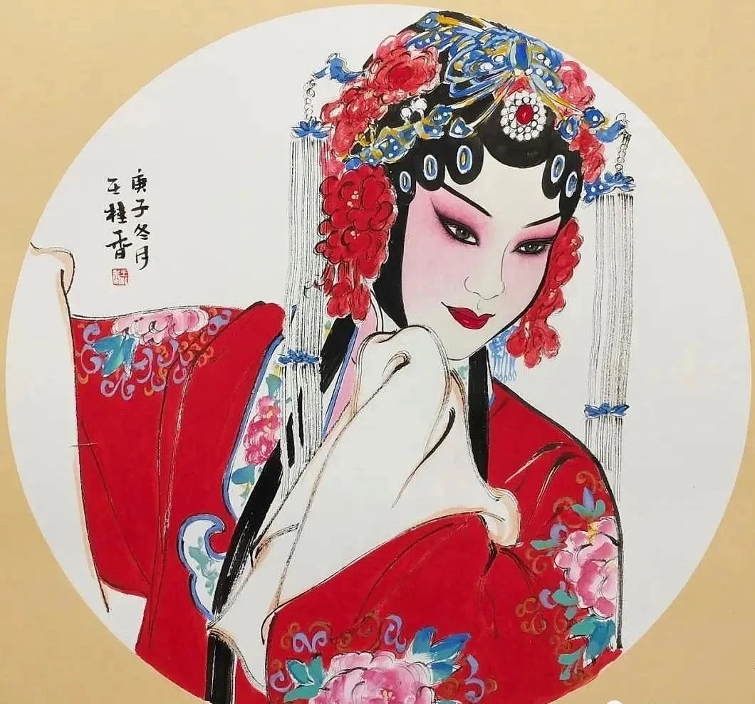 梨园万变数京腔 脸谱逾千衣百妆 净末翻成生旦丑 名伶做唱自悠扬