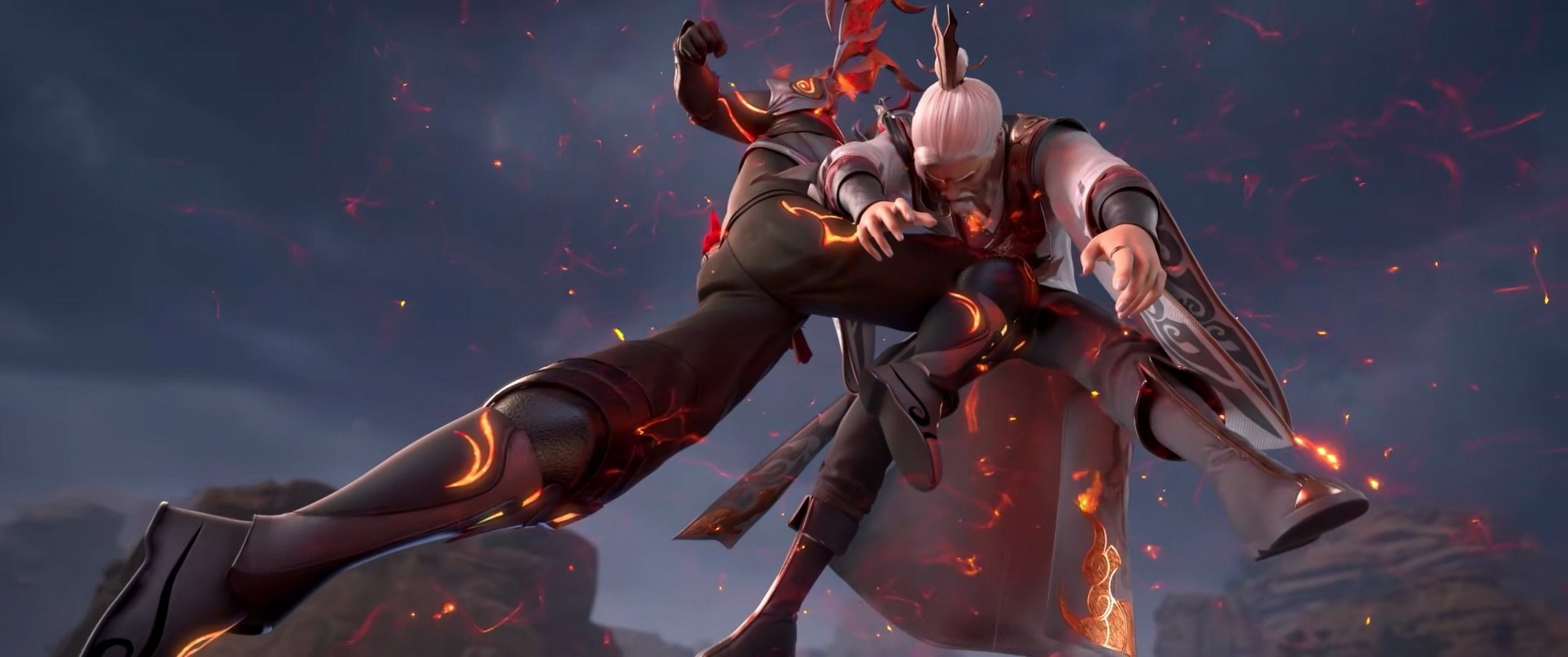 国漫# #斗破苍穹#  废完洪辰,萧炎敢硬刚四星斗宗!