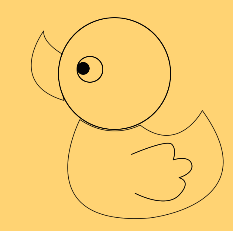鸭子简笔画怎么画