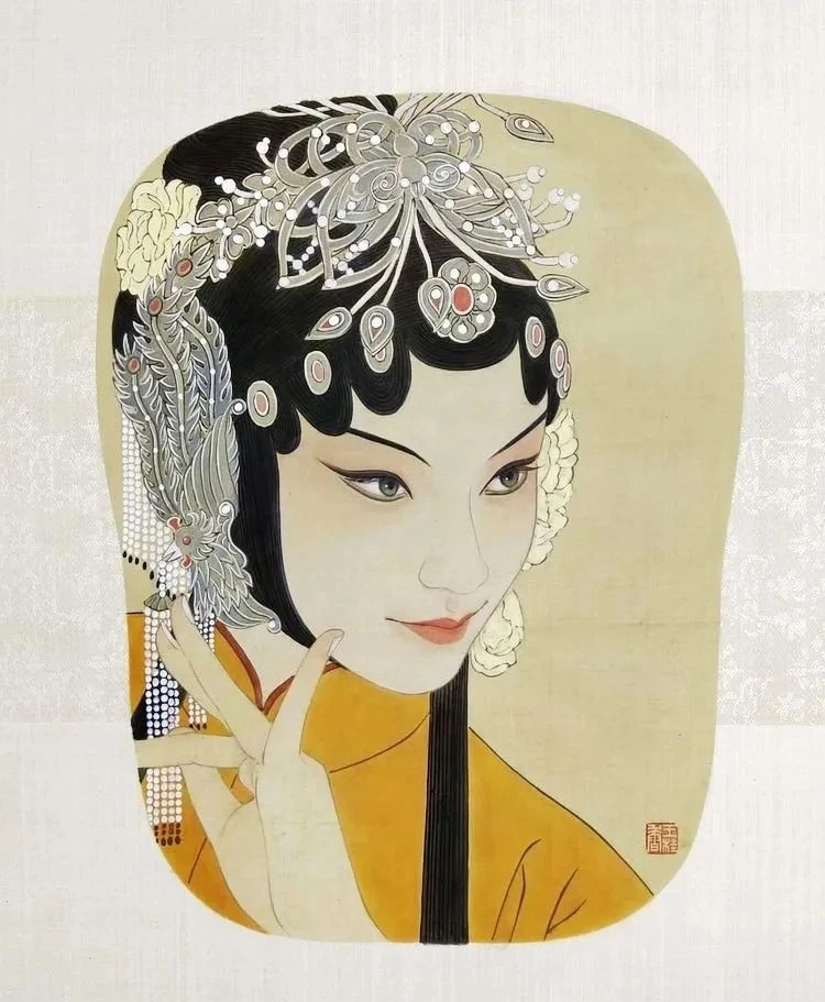 梨园万变数京腔 脸谱逾千衣百妆 净末翻成生旦丑 名伶做唱自悠扬