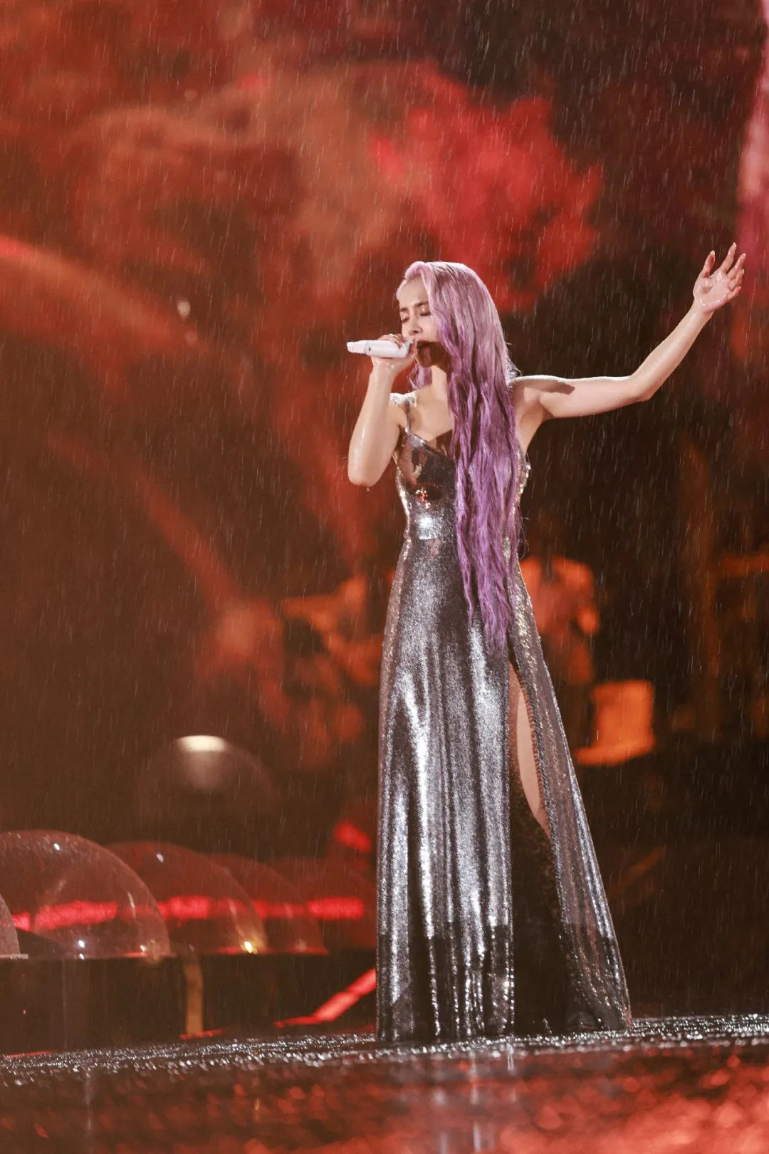蔡依林温州演唱会,雨下的再大又怎样～开心的淋一场!