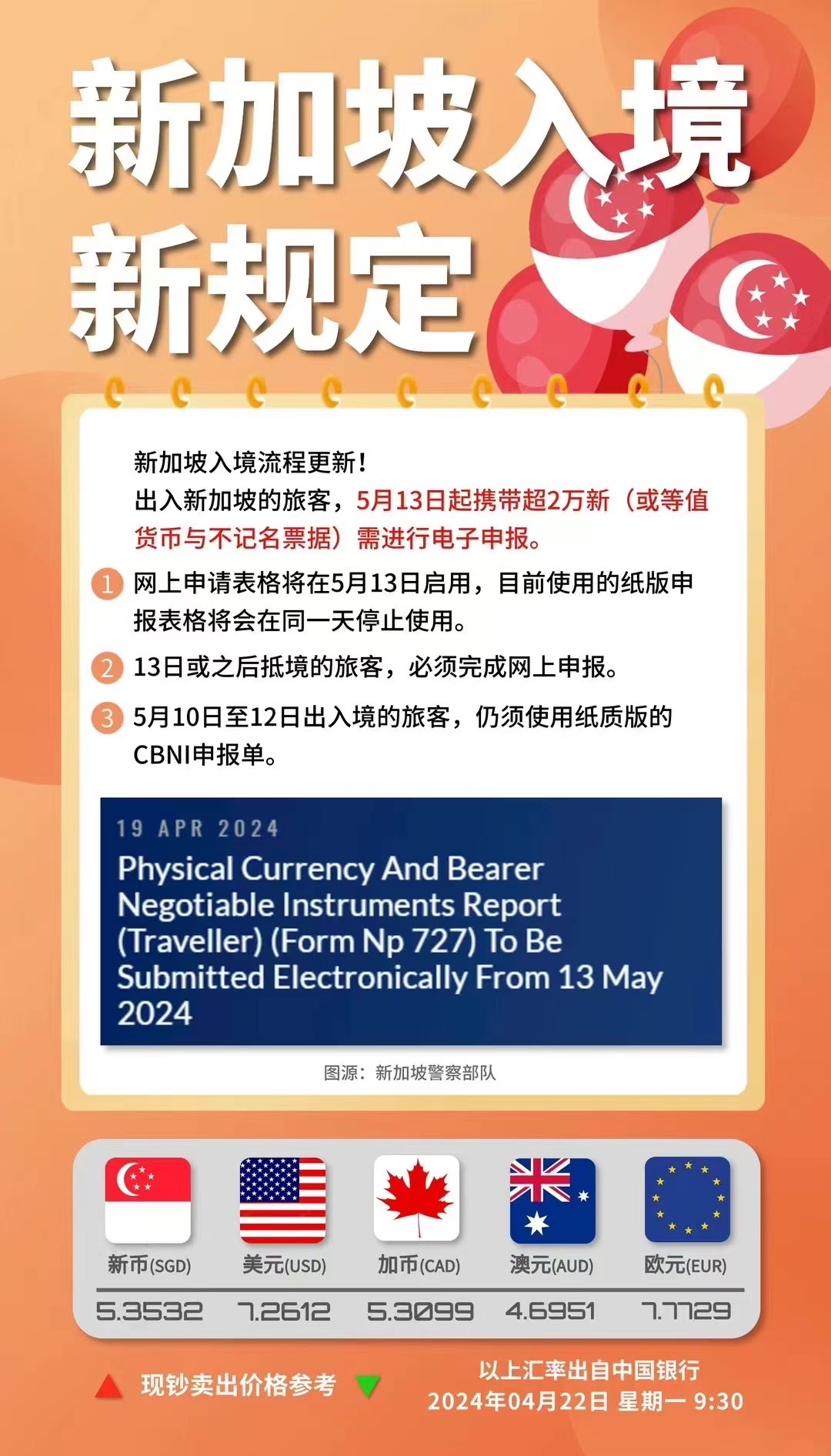 新加坡入境新规定,于下月实施,准备登陆换卡或者前往旅游人士,敬请