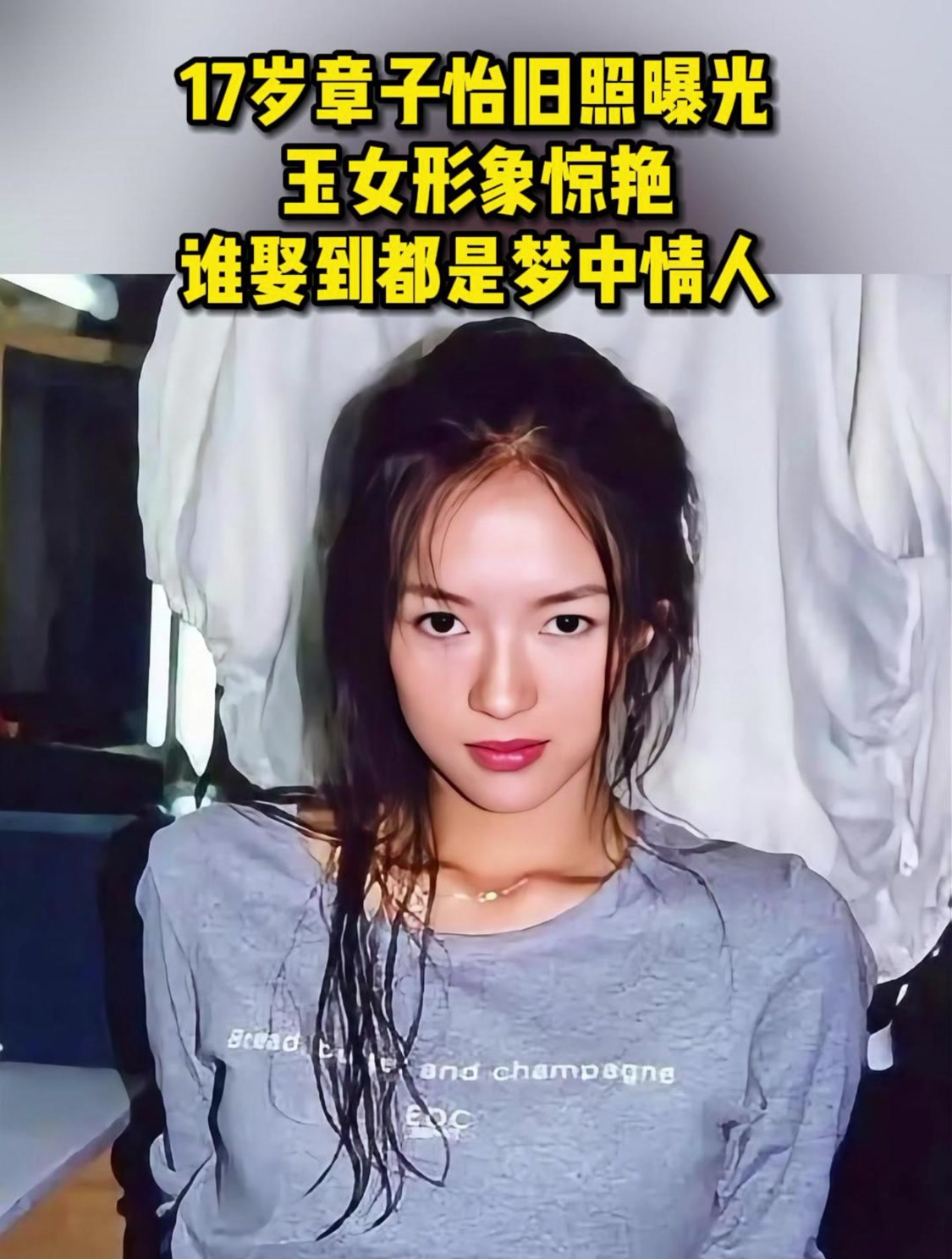 17岁章子怡旧照曝光!玉女形象惊艳,谁娶到都是梦中情人