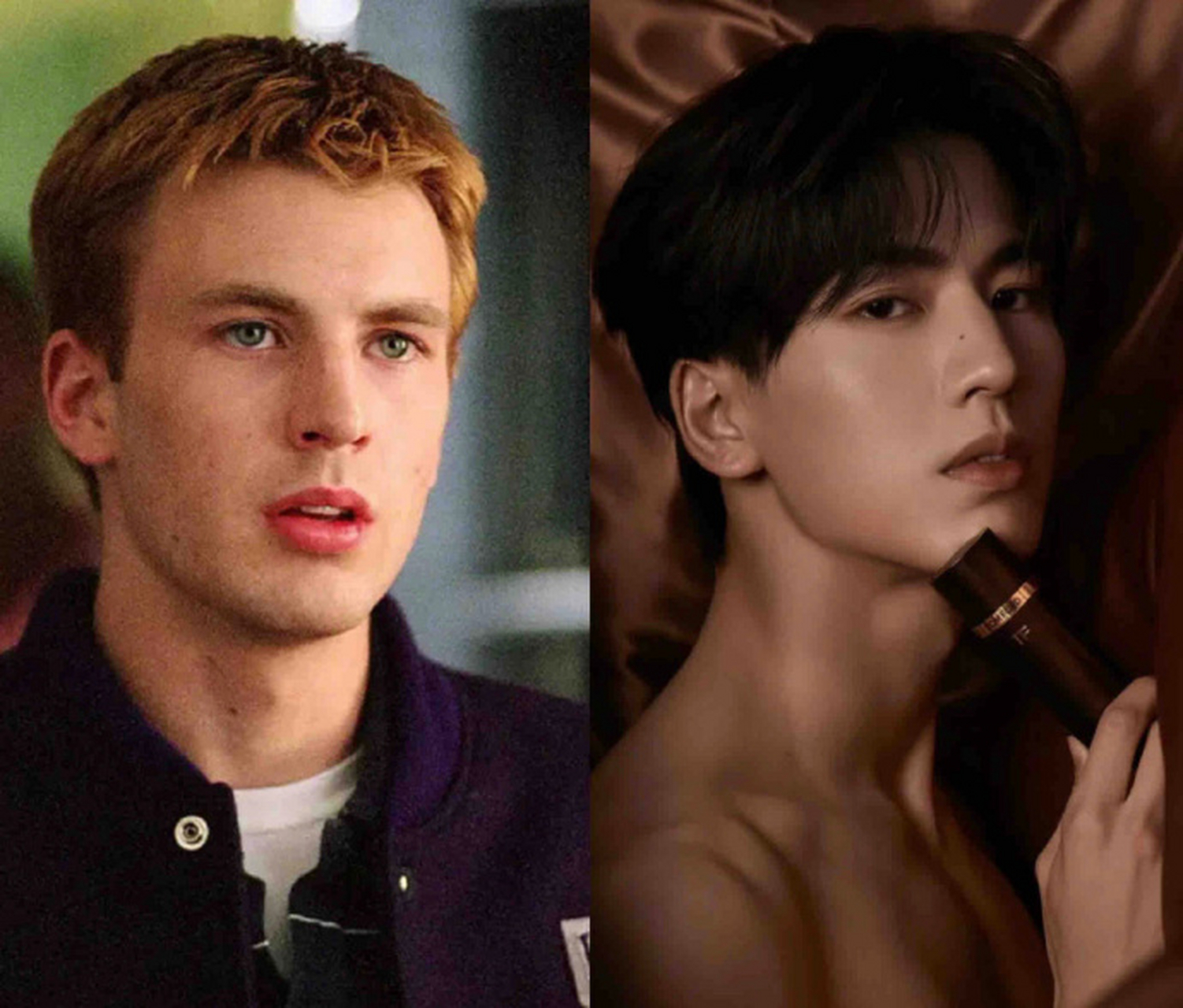 找了几张张凌赫和美队的对比图,像不像?#张凌赫#  #美国队长