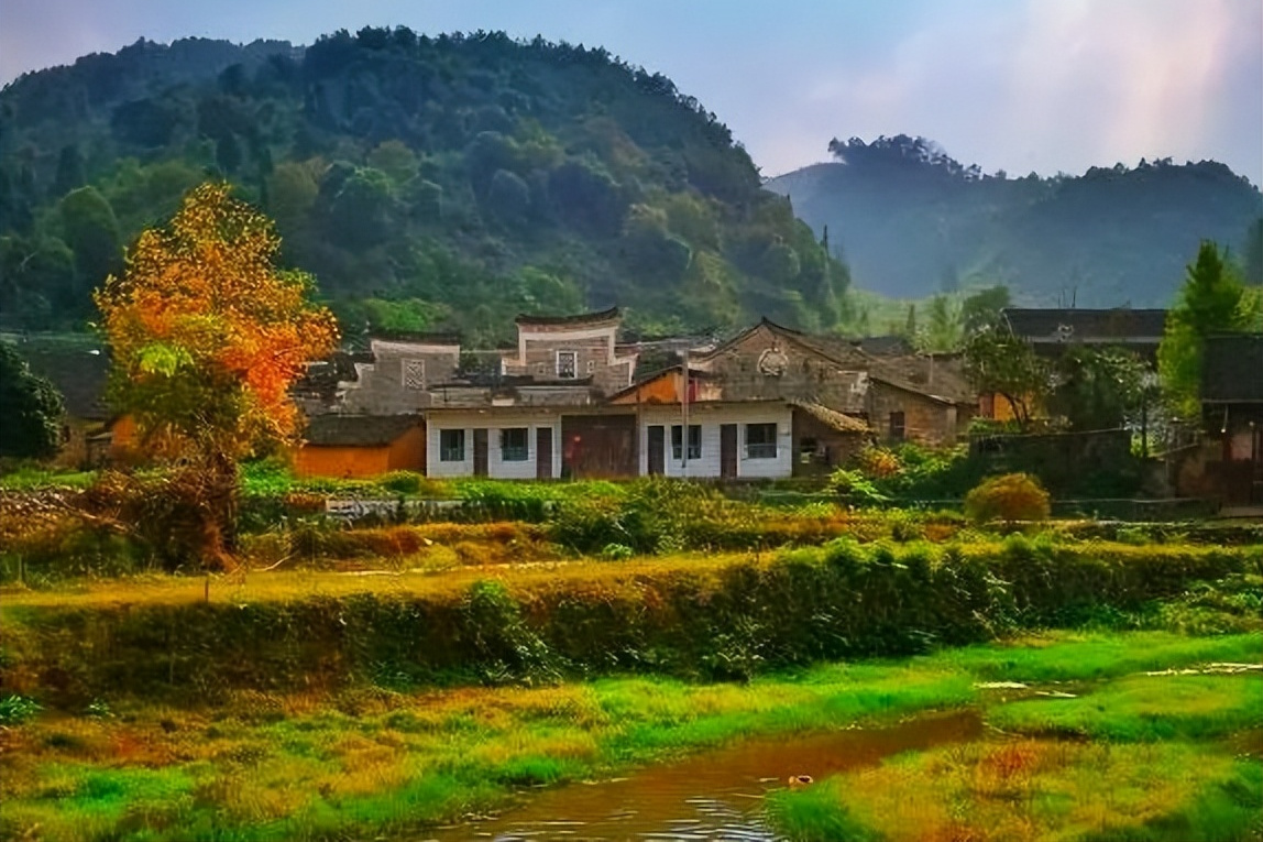 湖南邵阳西村坊古村落,建于1669年,是第二批中国传统村落