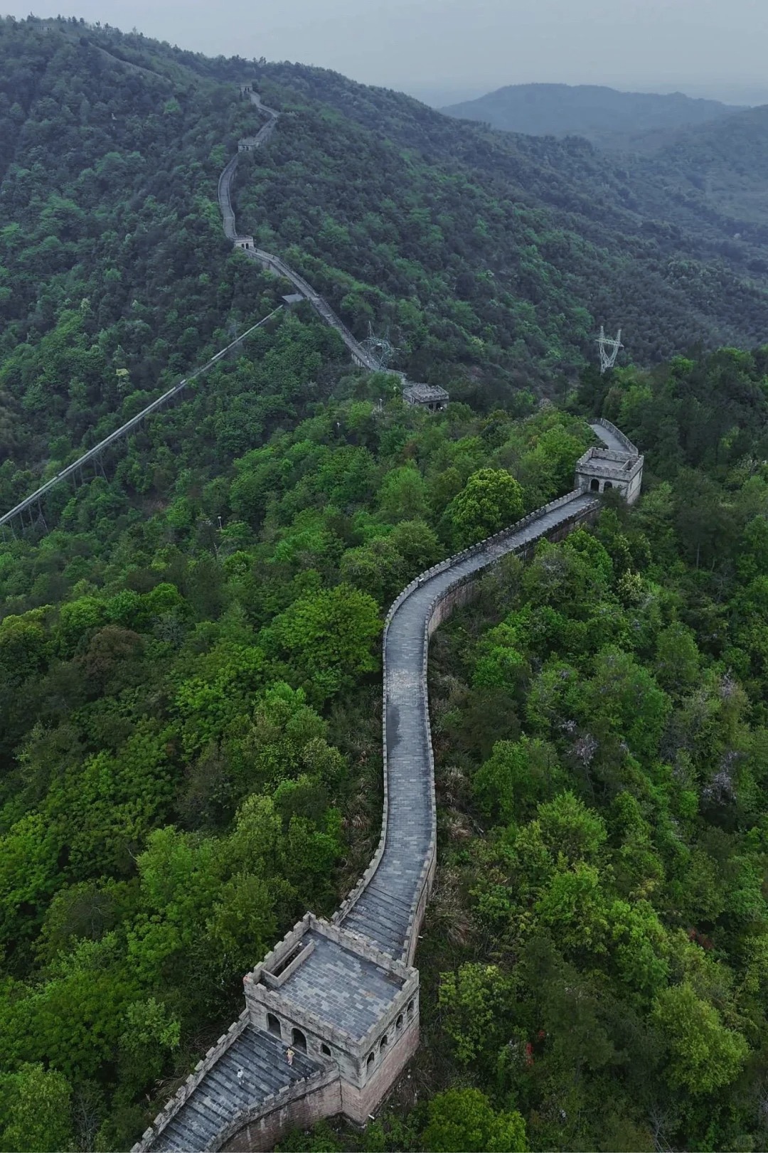 东阳溪口小长城位于图片