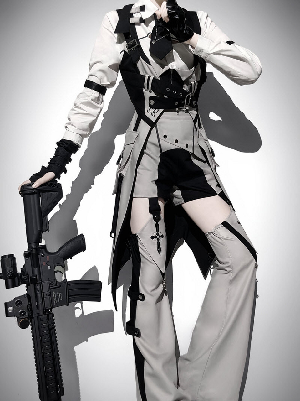 绘画参考|未来战士洛丽塔服设参考 #洛丽塔# #绘画参考# #绘画# #服装