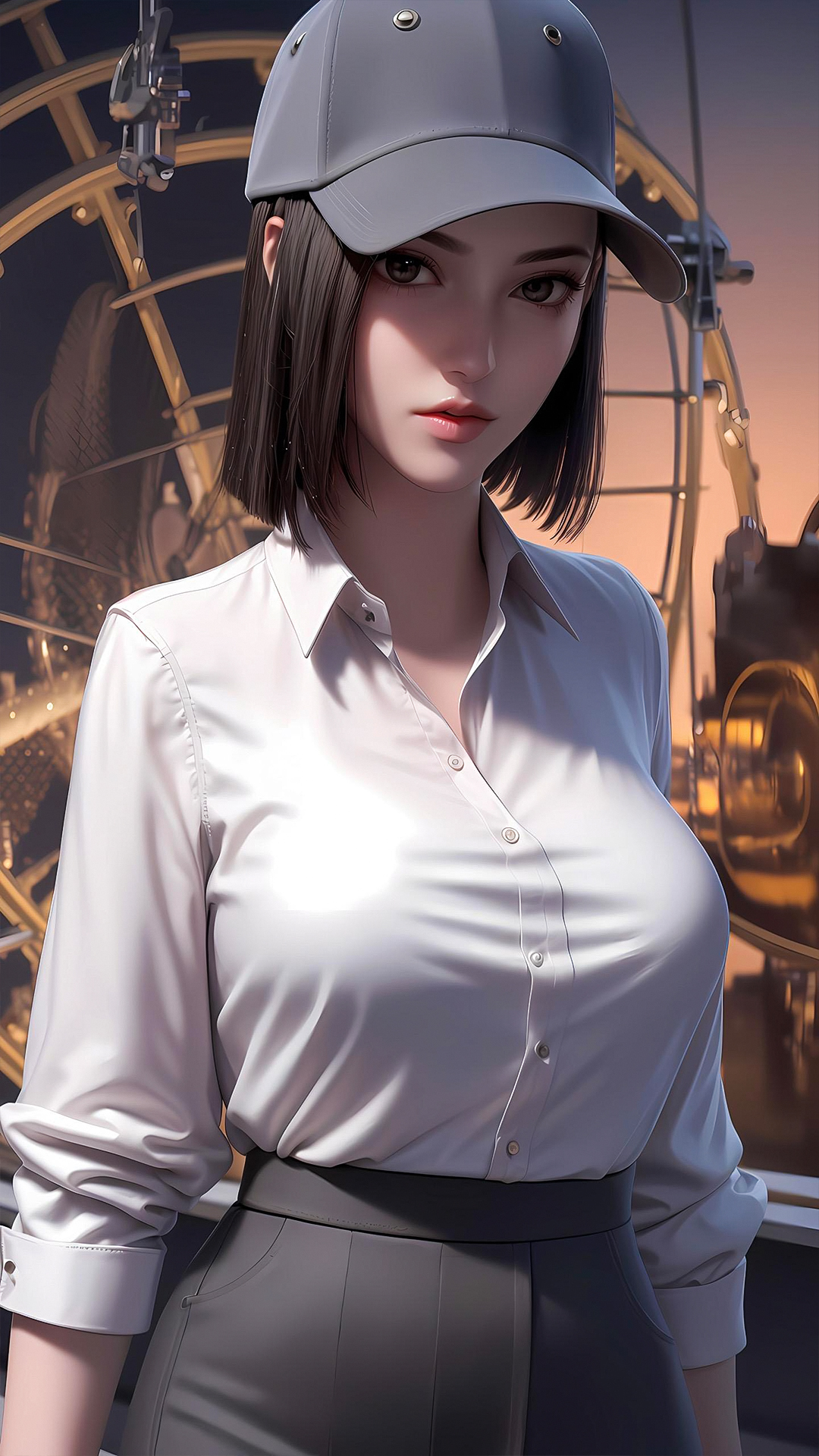 国漫女神ai壁纸|《第一序列》杨小槿:英姿飒爽