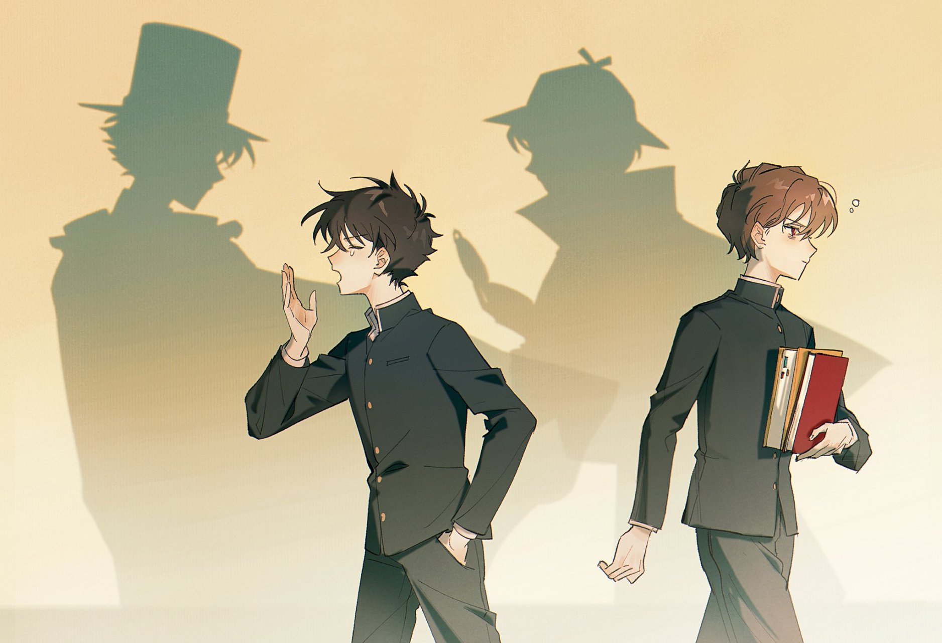 基德和白马#名侦探柯南