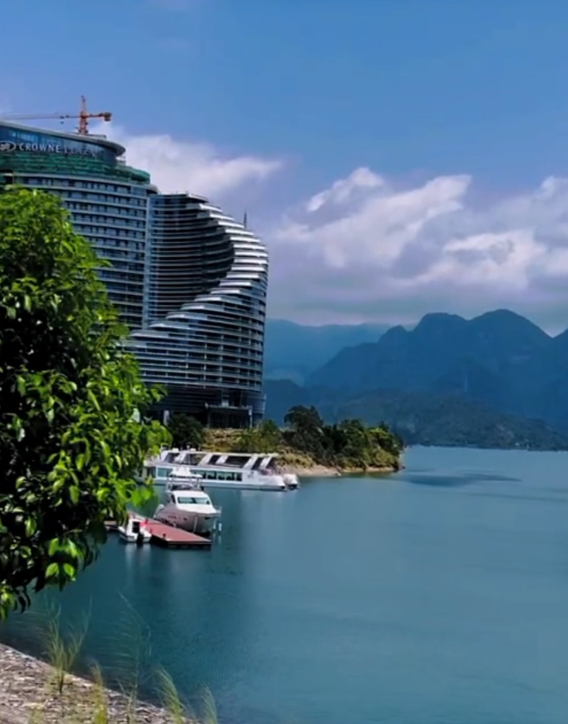 丽水市青田县千峡湖生态旅游度假区令人陶醉