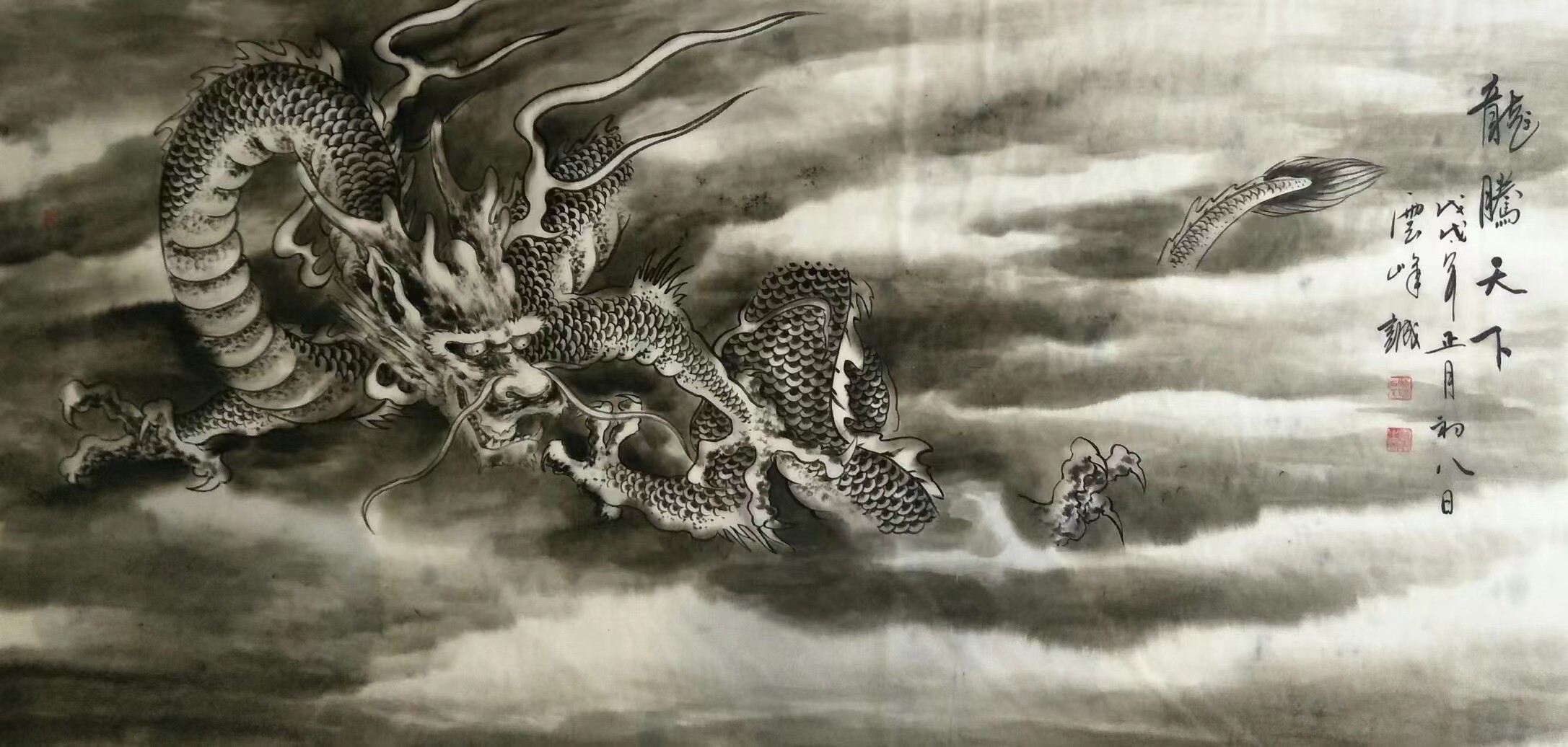 2023年春于徐悲鸿艺术馆举办个人画展.