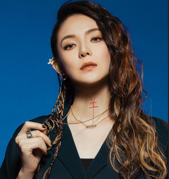 2020年欧阳靖闪婚嫁给了二婚的日本籍丈夫小菅亮辅,同时宣布了怀孕的