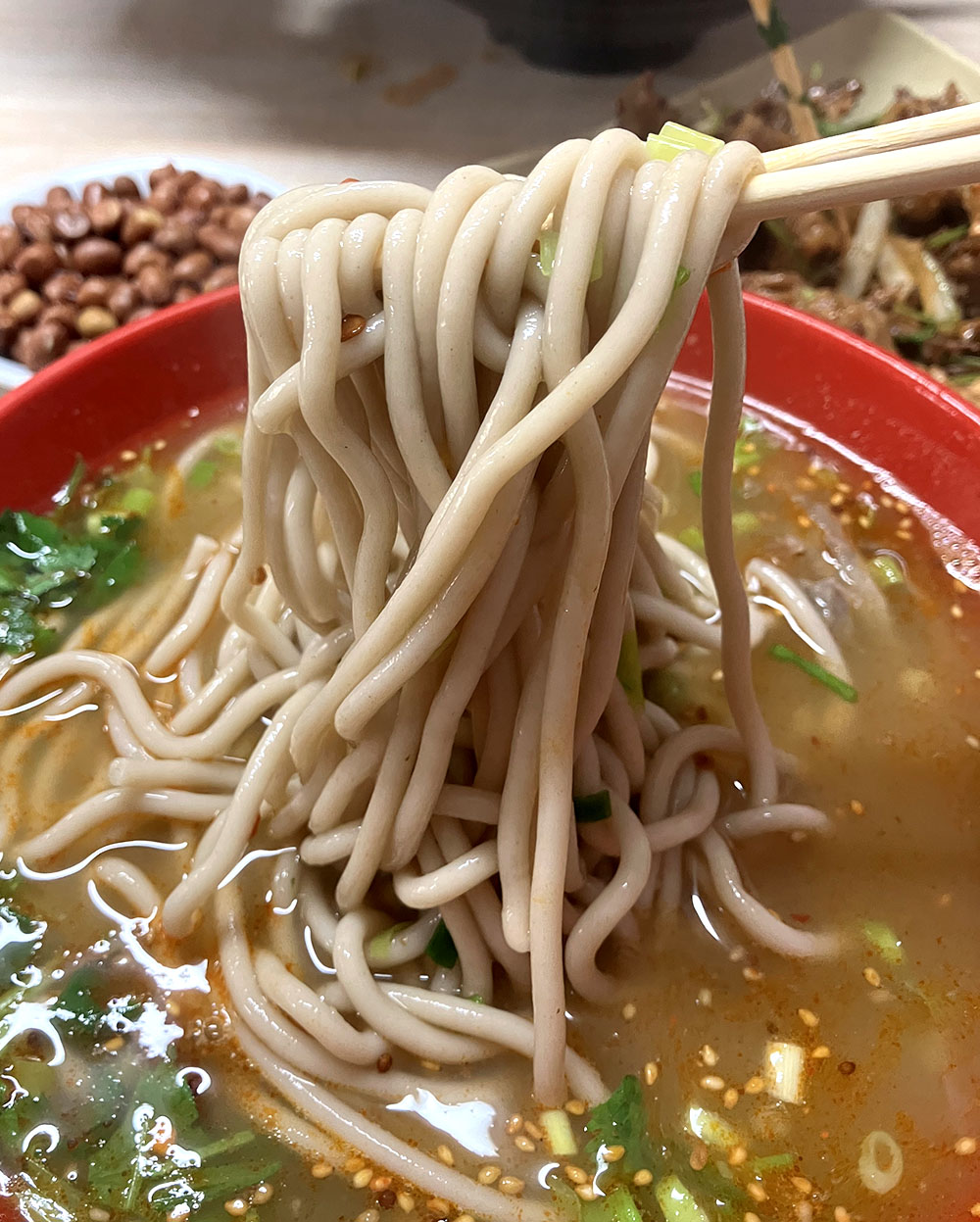 一直以为饸饹面是由制作原料而得名,原来是因为工具呀