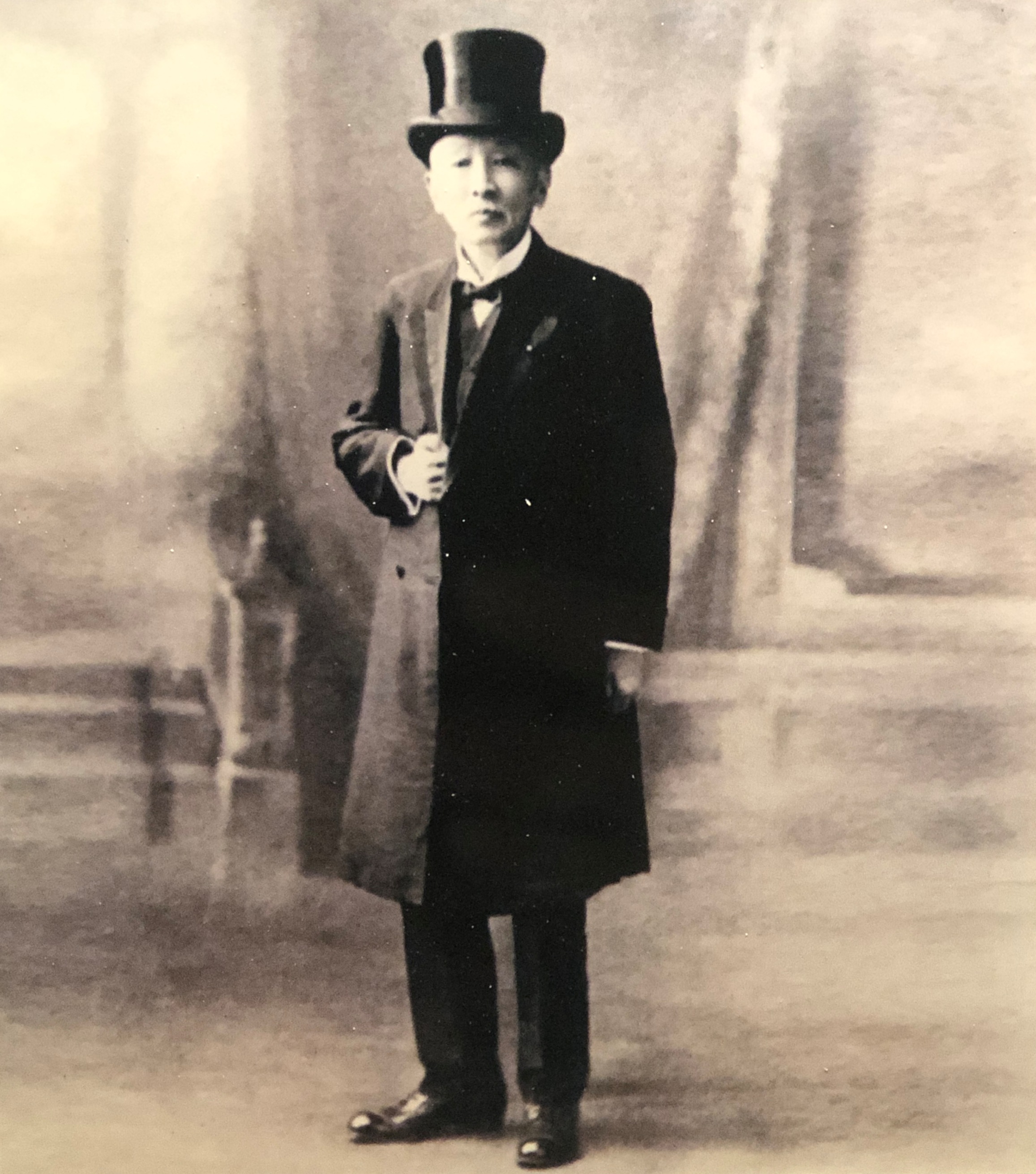 1912年9月盛宣怀在日本东京#历史老照片