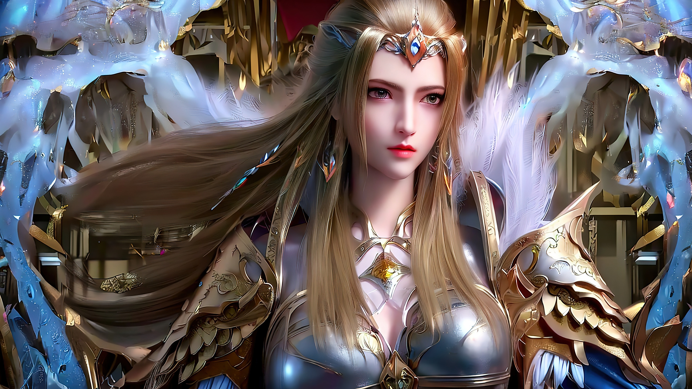 做点有意义的事#   国漫女神 | 天使彦 | 战衣 壁纸 #雄兵连#  把 