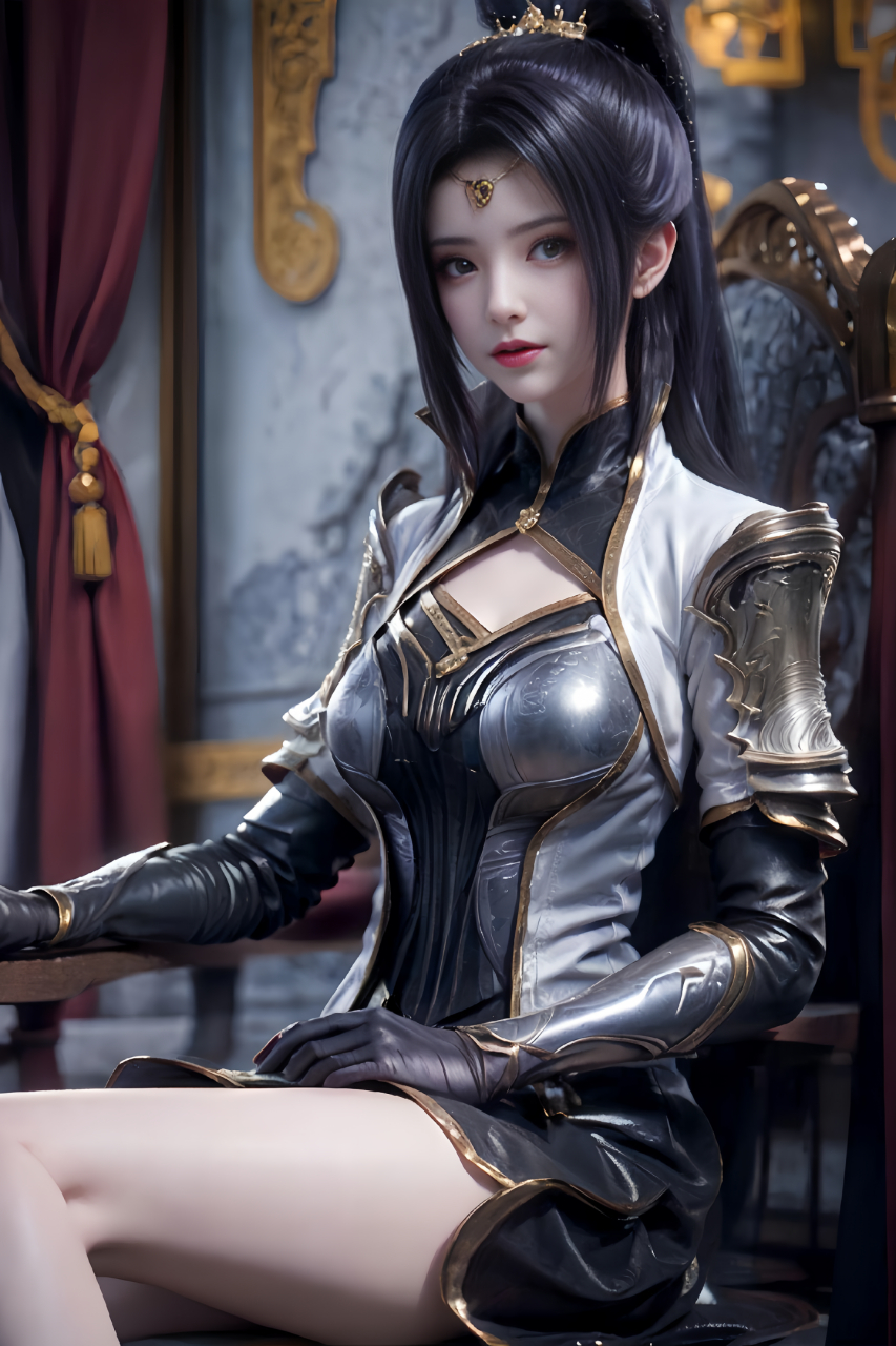 国漫女神|《斗破苍穹》夭夜公主ai高清手机壁纸:护卫加玛帝国,参与