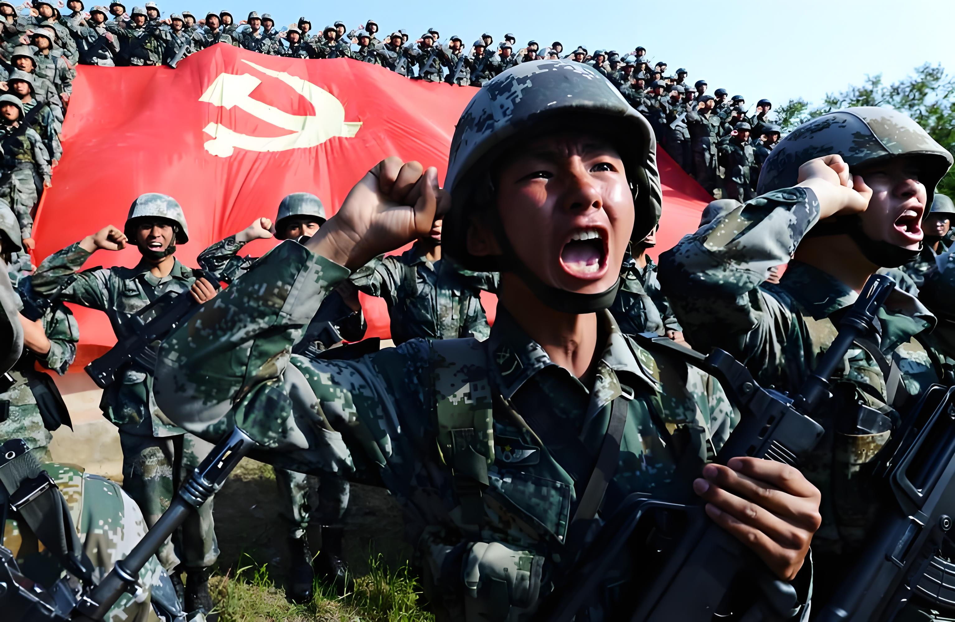 第一种情况是中国大陆武力收复台湾地区,解放军