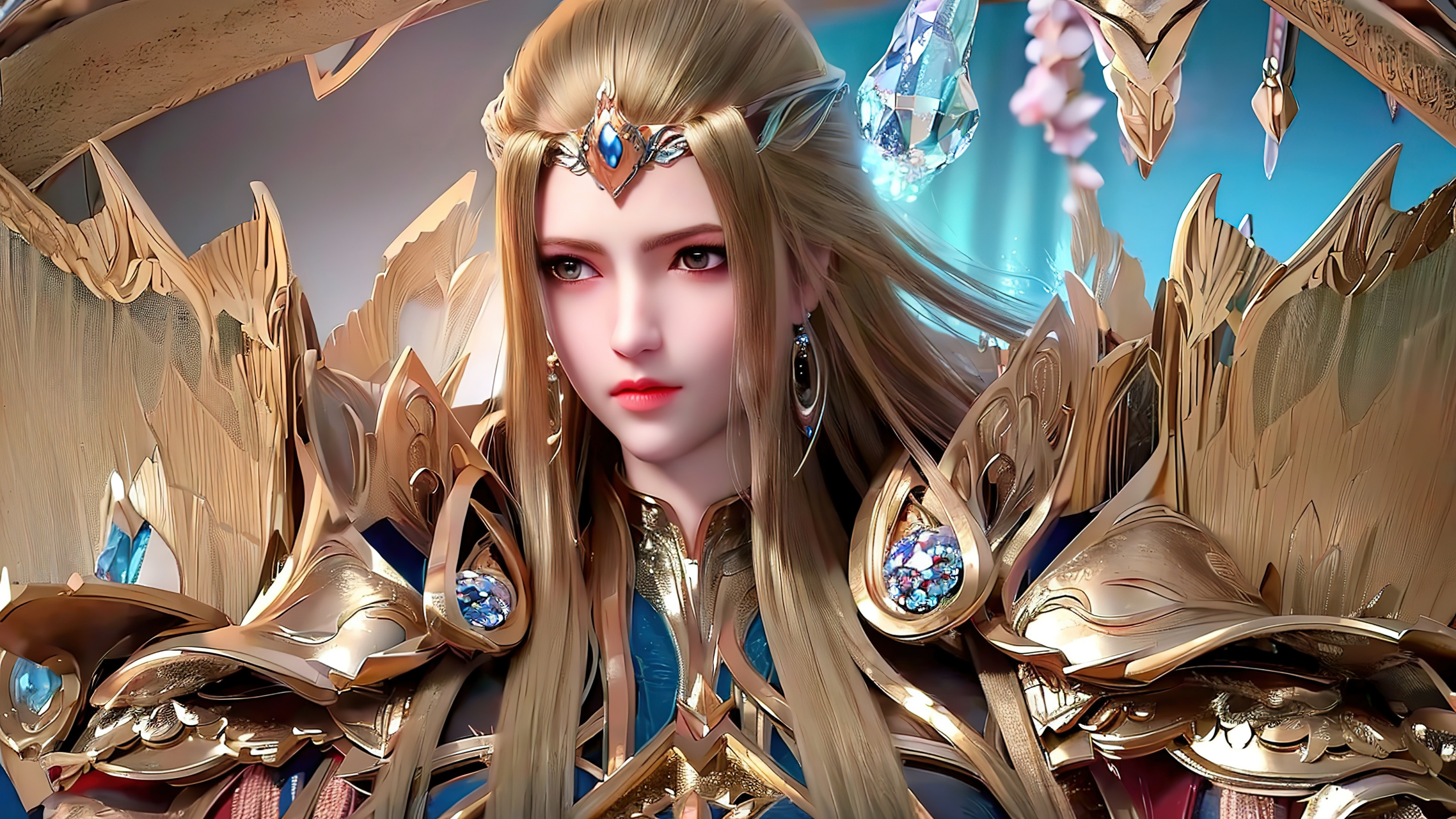 做点有意义的事#   国漫女神 | 天使彦 | 战衣 壁纸 #雄兵连#  把 