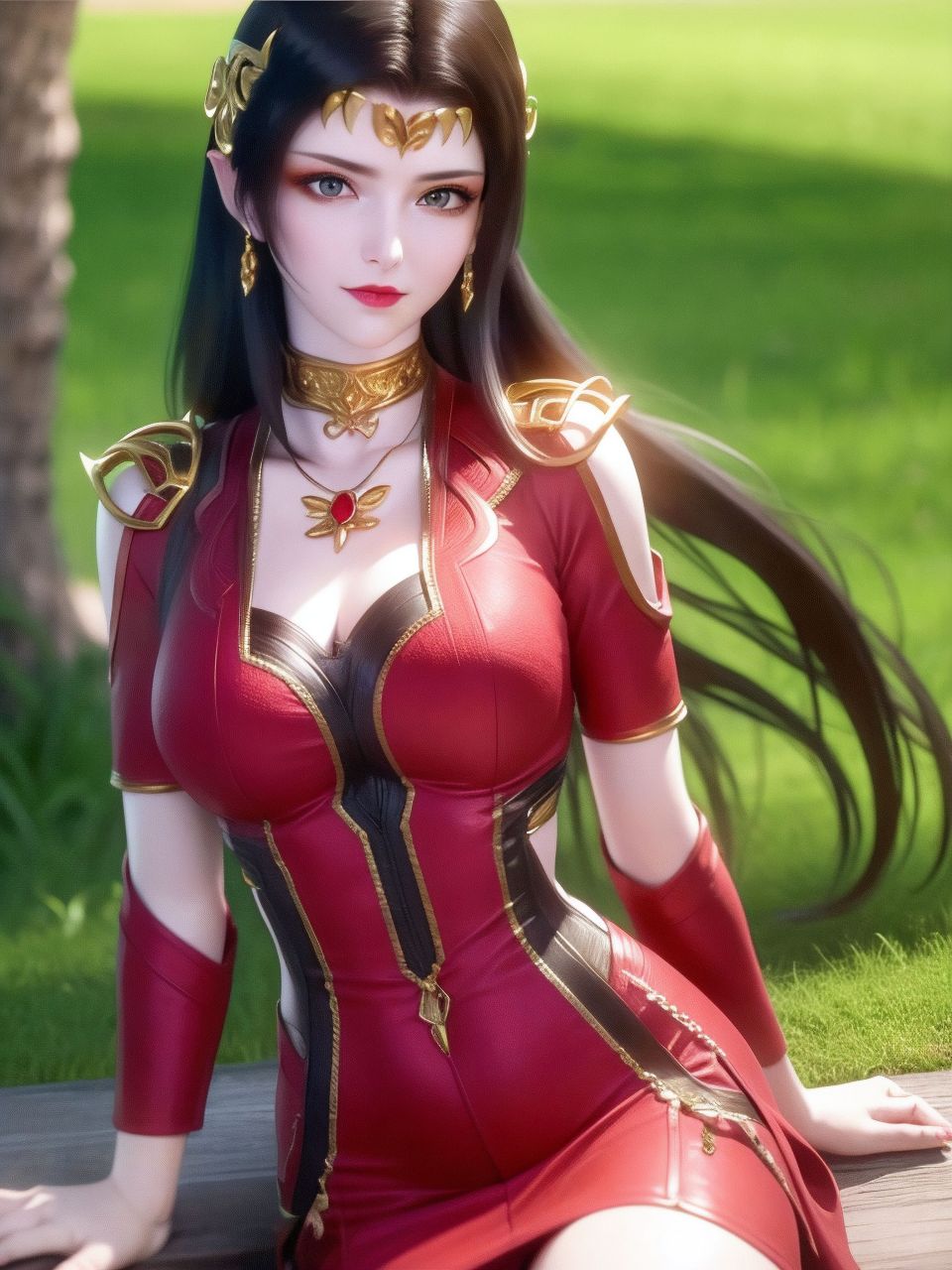 做点有意义的事#   国漫女神 | 美杜莎 | 红衣 #斗破苍穹#   人生这