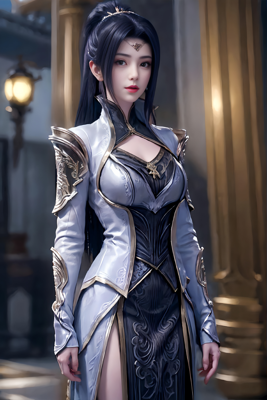 国漫女神|《斗破苍穹》夭夜公主ai高清手机壁纸:护卫加玛帝国,参与