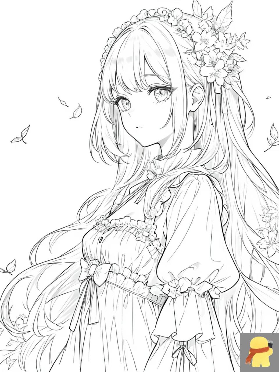 亲爱的朋友们,这次我真诚地分享一些线稿图给大家.