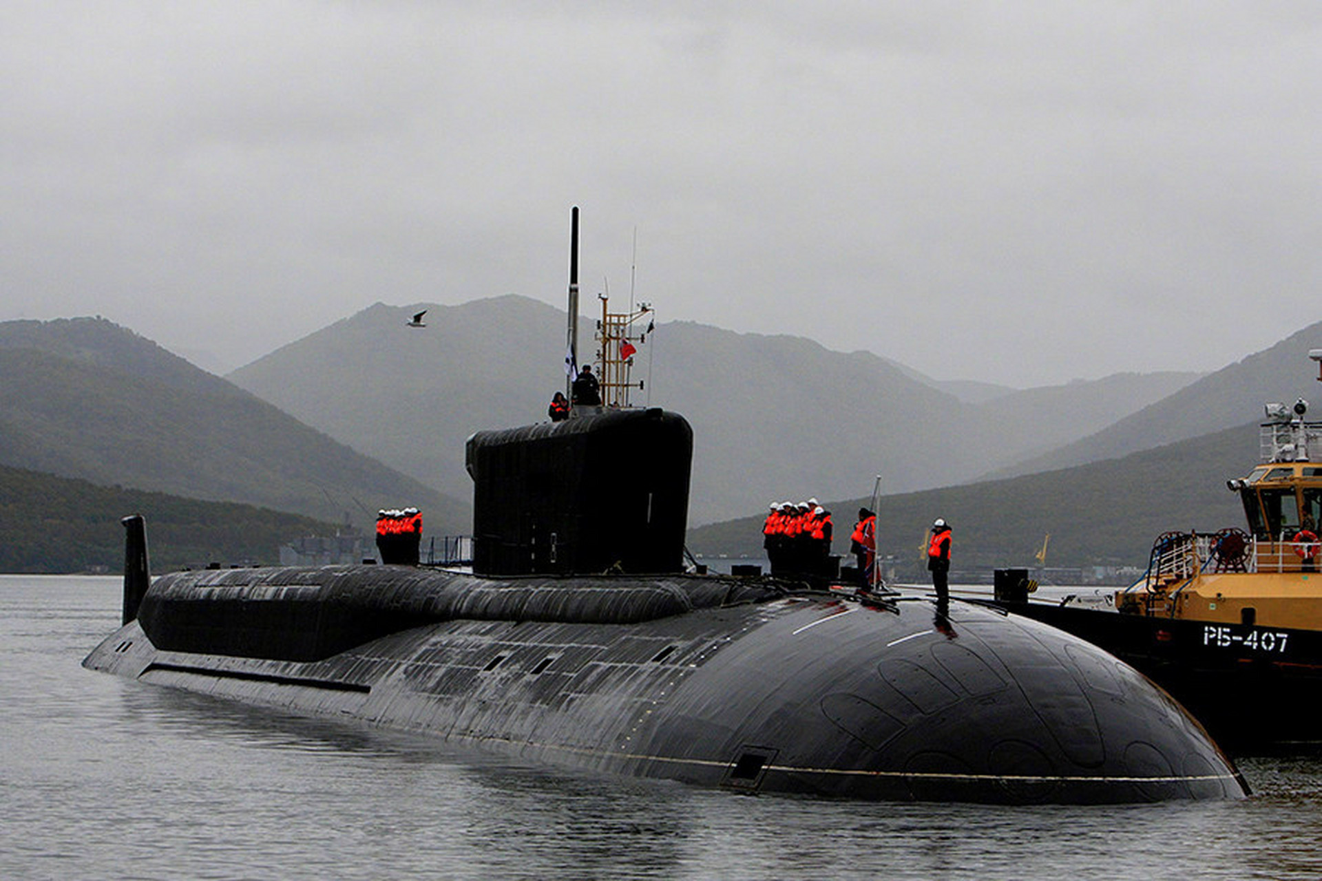 俄罗斯海军的北风之神级战略核潜艇和北风之神a级战略核潜艇,目前
